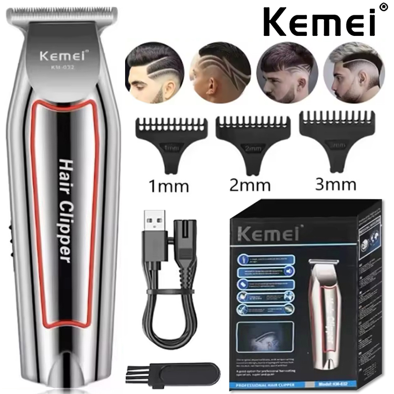 Men'S Grooming Electric Trimmer - Kemei プロフェッショナルヘアトリマー電気ひげトリマー男性用バリカンヘアカッター機散髪グルーミングキット KM-032