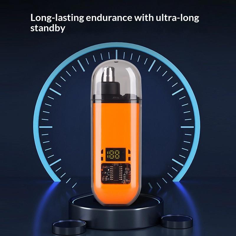 Men'S Grooming Electric Trimmer - USB充電式ノーズ・イヤーヘアトリマー（男性用）ミニ電動バリカン、低騒音、携帯可能、水洗い可能グルーミングツール