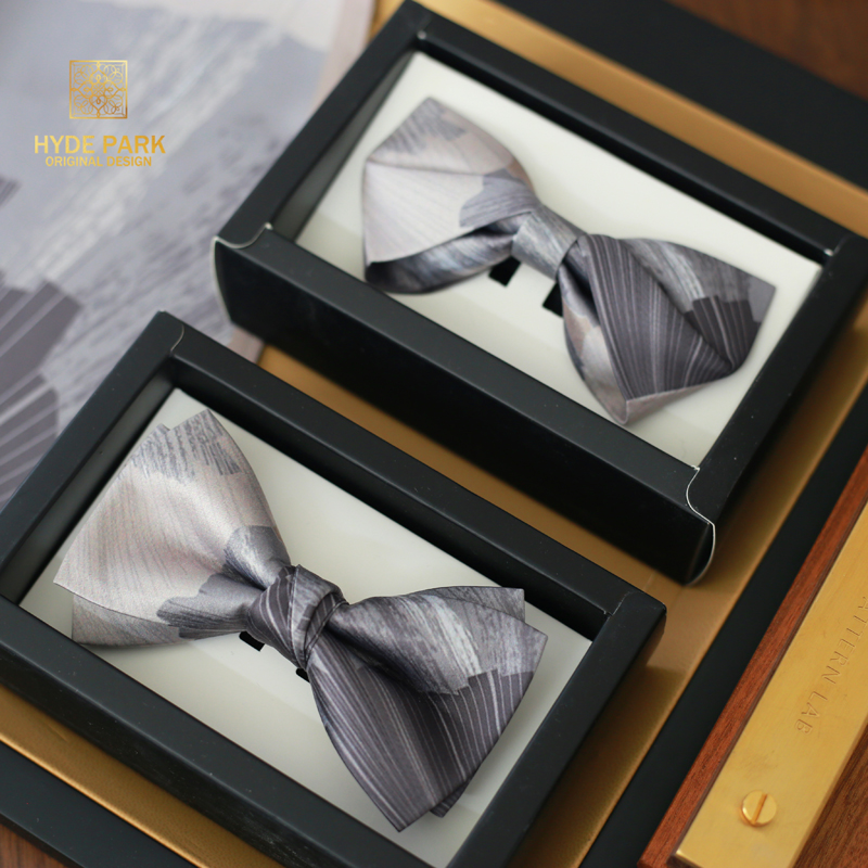 Mens Grooming Box - 新郎ベストマン ギフトボックス シルバー グレー シャンパン ゴールド
