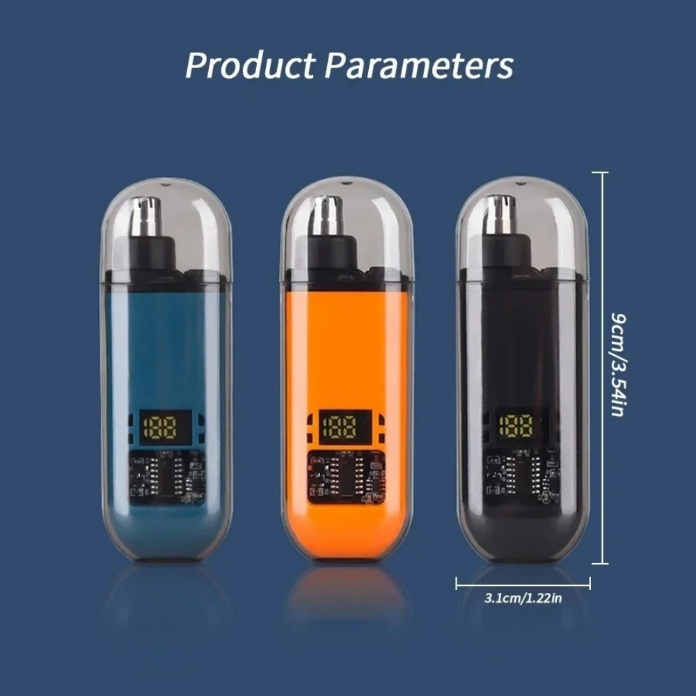 Men'S Grooming Electric Trimmer - 鼻毛耳毛トリマー 電動ミニコンパクトポータブル USB-C急速充電式 男性用顔の毛除去グルーミングクリッパー