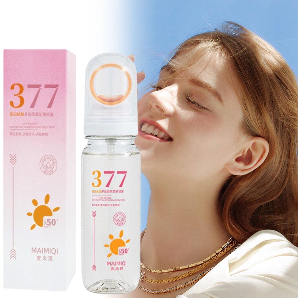 MAIMIQI 90 グラム 377 美白日焼け止めスプレー - Face Moisturizer Spf のレビューと価格