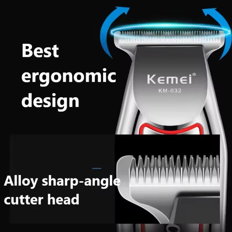 Kemei プロフェッショナルヘアトリマー電気ひげトリマー男 - Men'S Grooming Electric Trimmer のレビューと価格