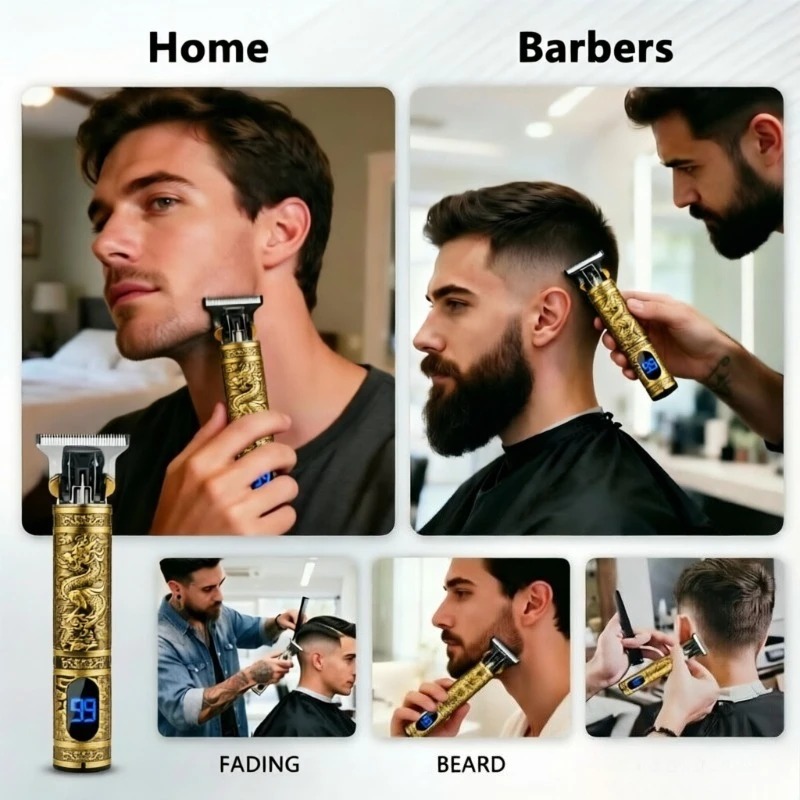 T9電動ひげトリマー コードレスヘアクリッパー メンズ用 4 - Men'S Grooming Electric Trimmer のレビューと価格