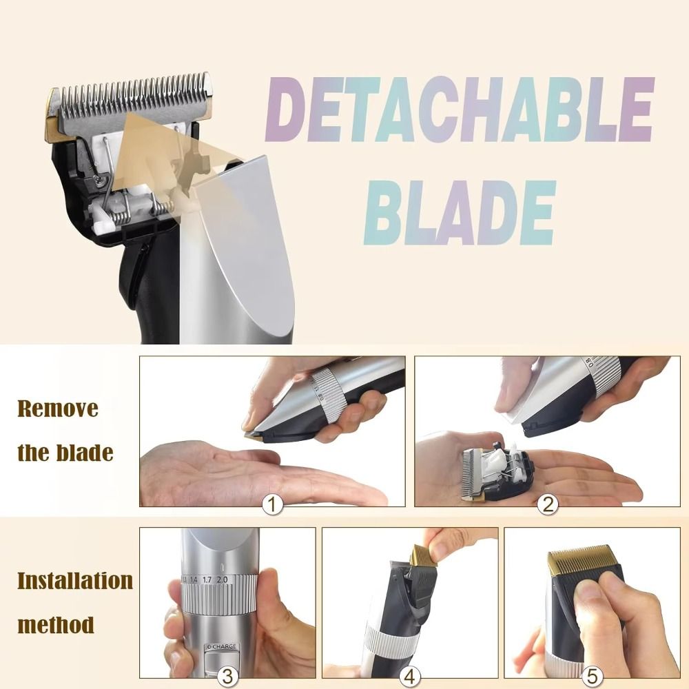 ユニバーサルヘアグルーミングトリマー交換用セラミックチタンペ - Men'S Grooming Electric Trimmer のレビューと価格