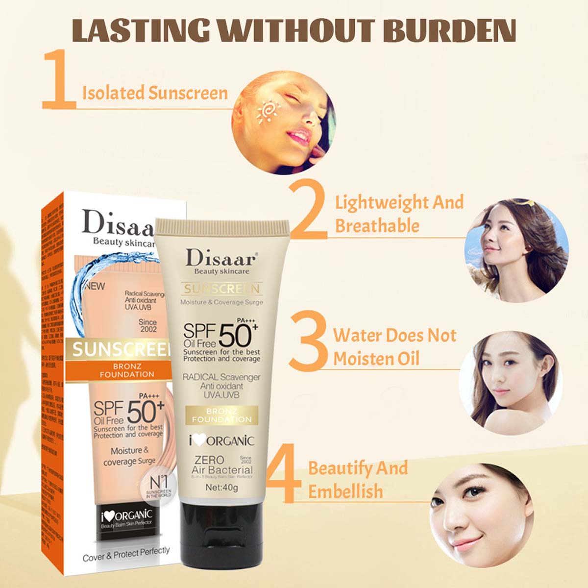 SPF 90++++ 日焼け止め 栄養補給、保湿、ダメージ肌 - Face Moisturizer Spf のレビューと価格