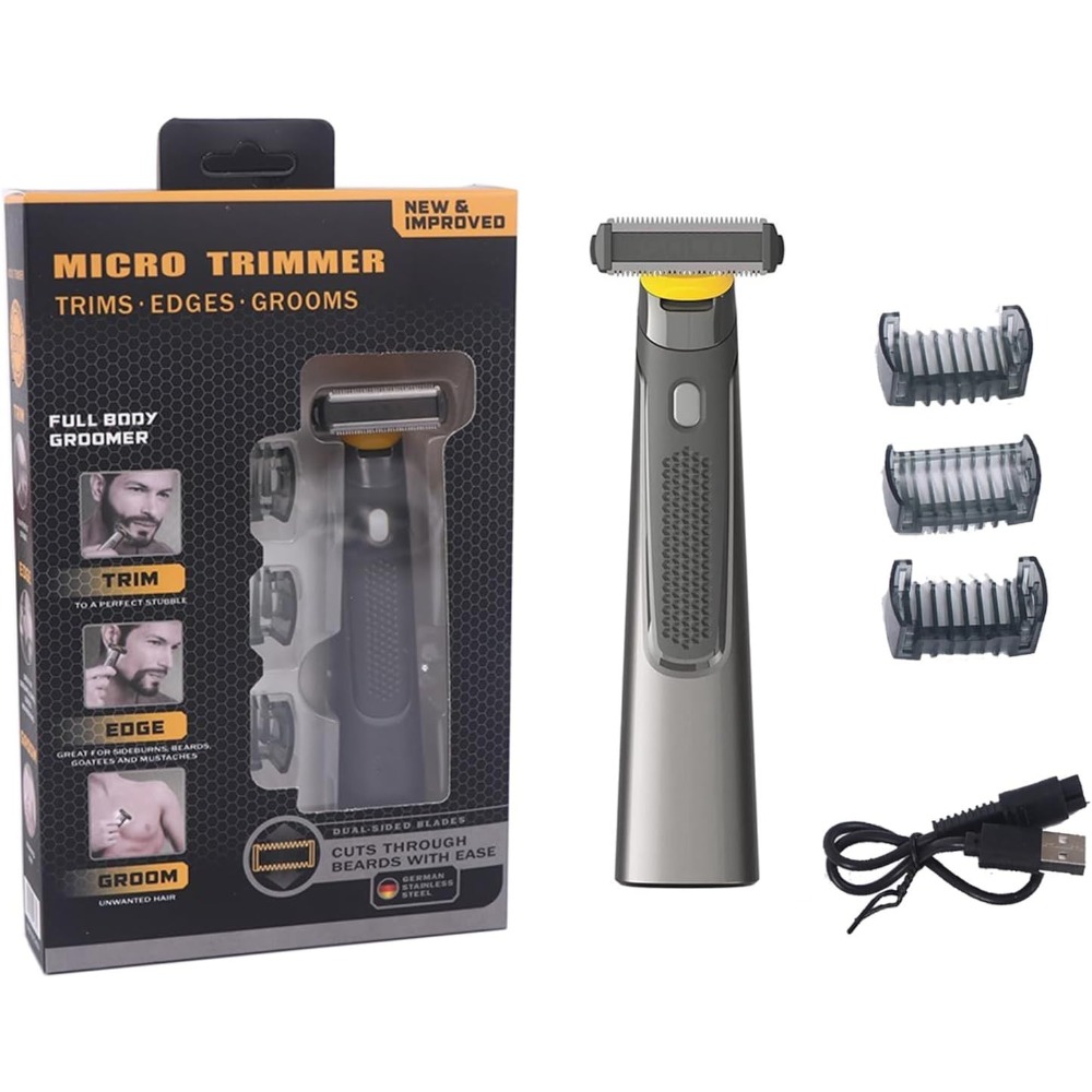 男性用ハンドヘルド電動シェーバー、コードレスグルーミングキッ - Men'S Grooming Electric Trimmer のレビューと価格