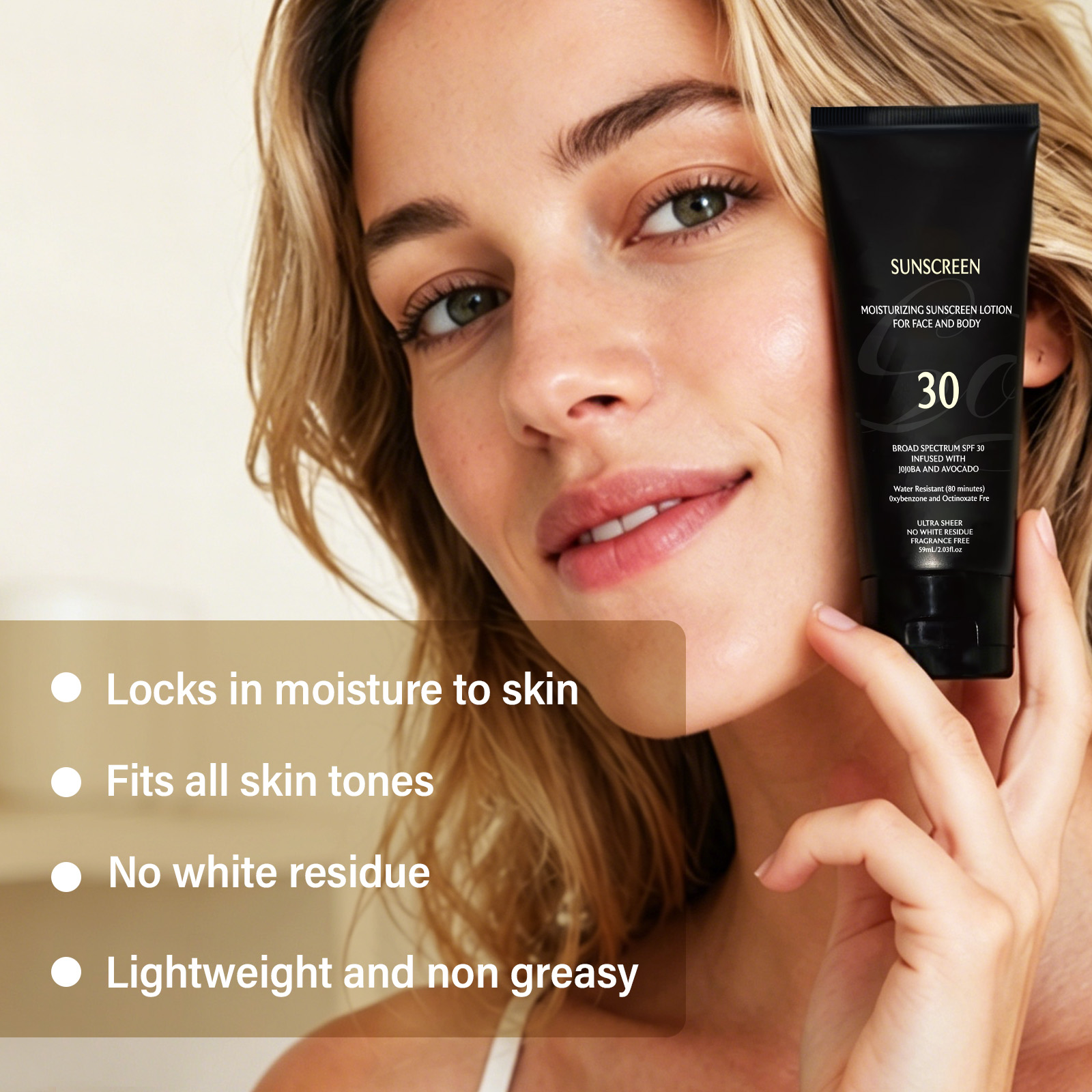 UVカット広域スペクトル日焼け止めローション　アンチエイジン - Face Moisturizer Spf のレビューと価格