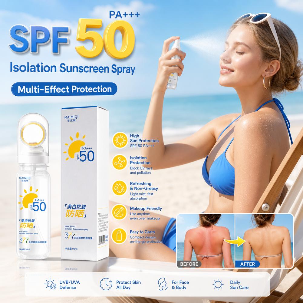 1/2/3 個夏用 SPF 50+ 日焼け止めスプレー軽量マ - Face Moisturizer Spf のレビューと価格