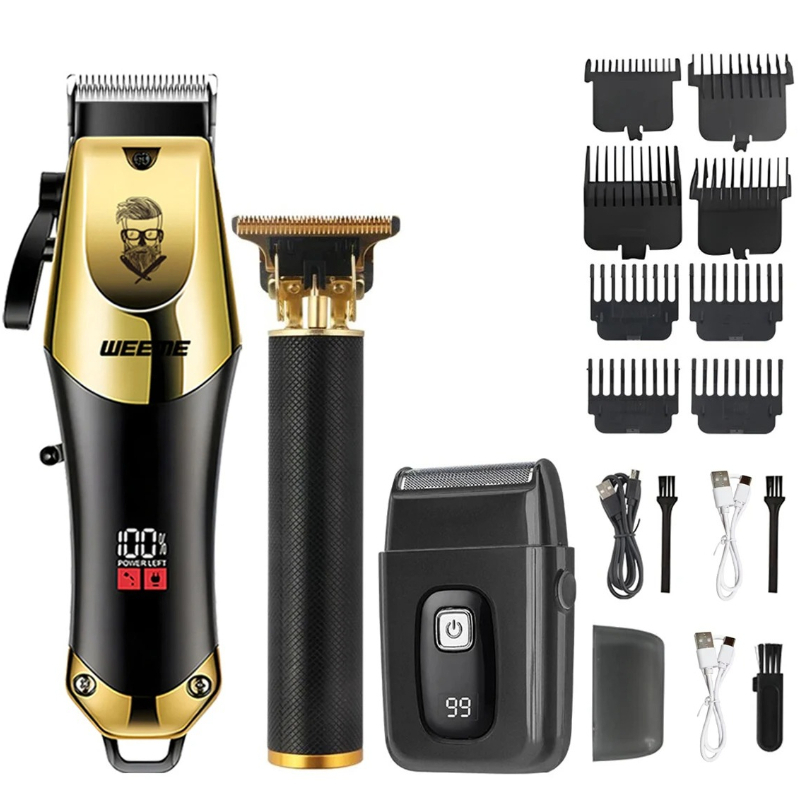 男性用ヘアカット ワイヤレスヘアクリッパー 電動ヘアトリマー - Men'S Grooming Package のレビューと価格
