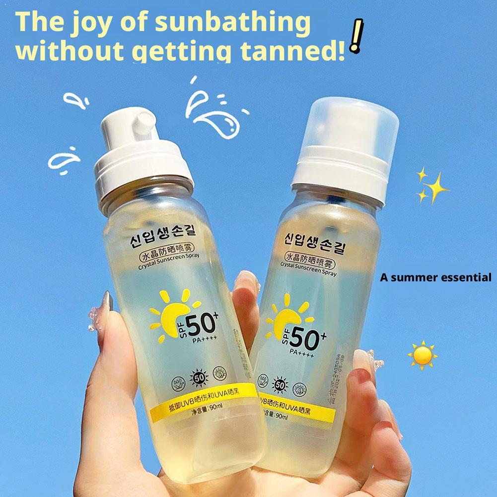 韓国製SPF50+日焼け止めスプレー 軽量マルチ効果 油分コ - Face Moisturizer Spf のレビューと価格