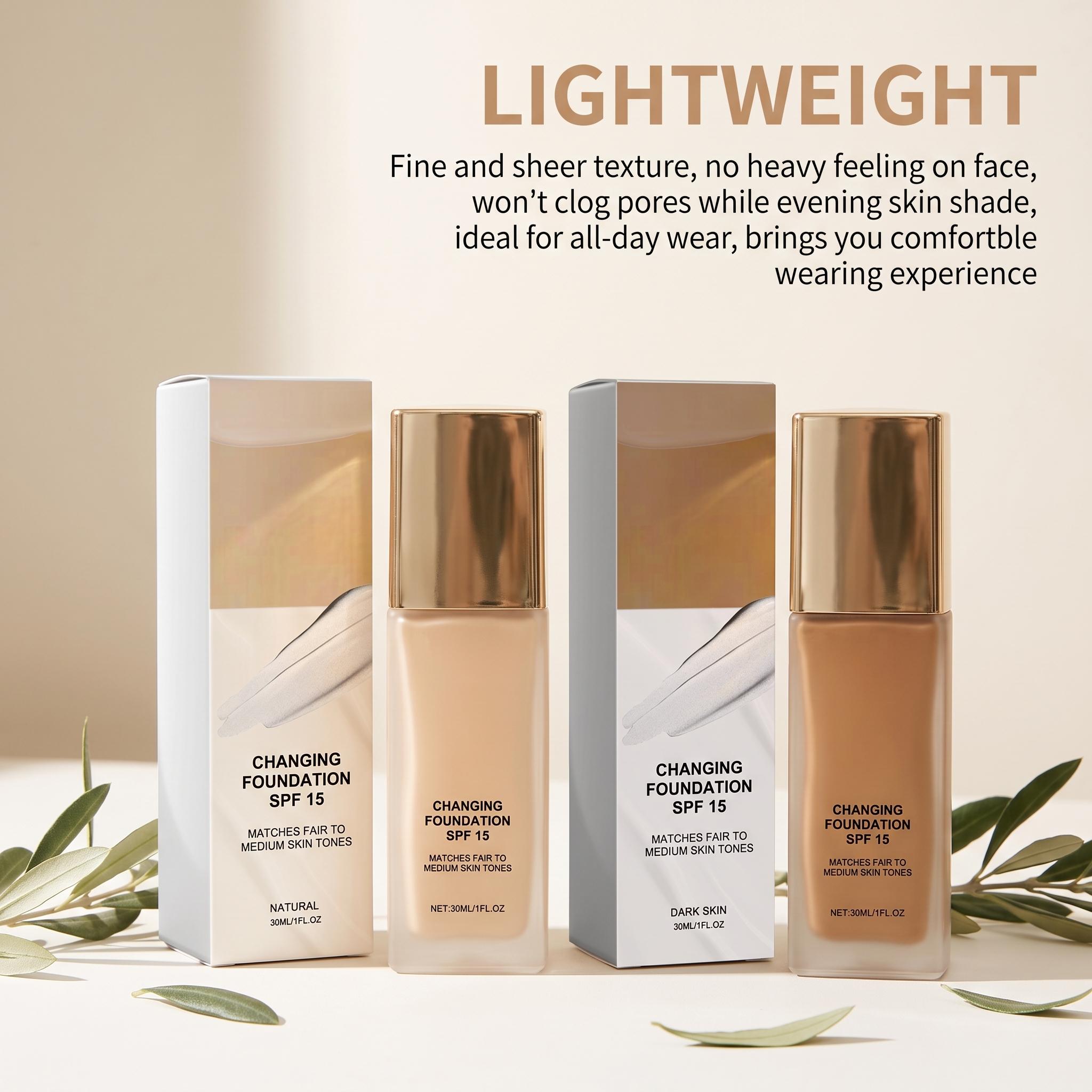 保湿カラーチェンジファンデーション SPF15 長時間持続  - Face Moisturizer Spf のレビューと価格