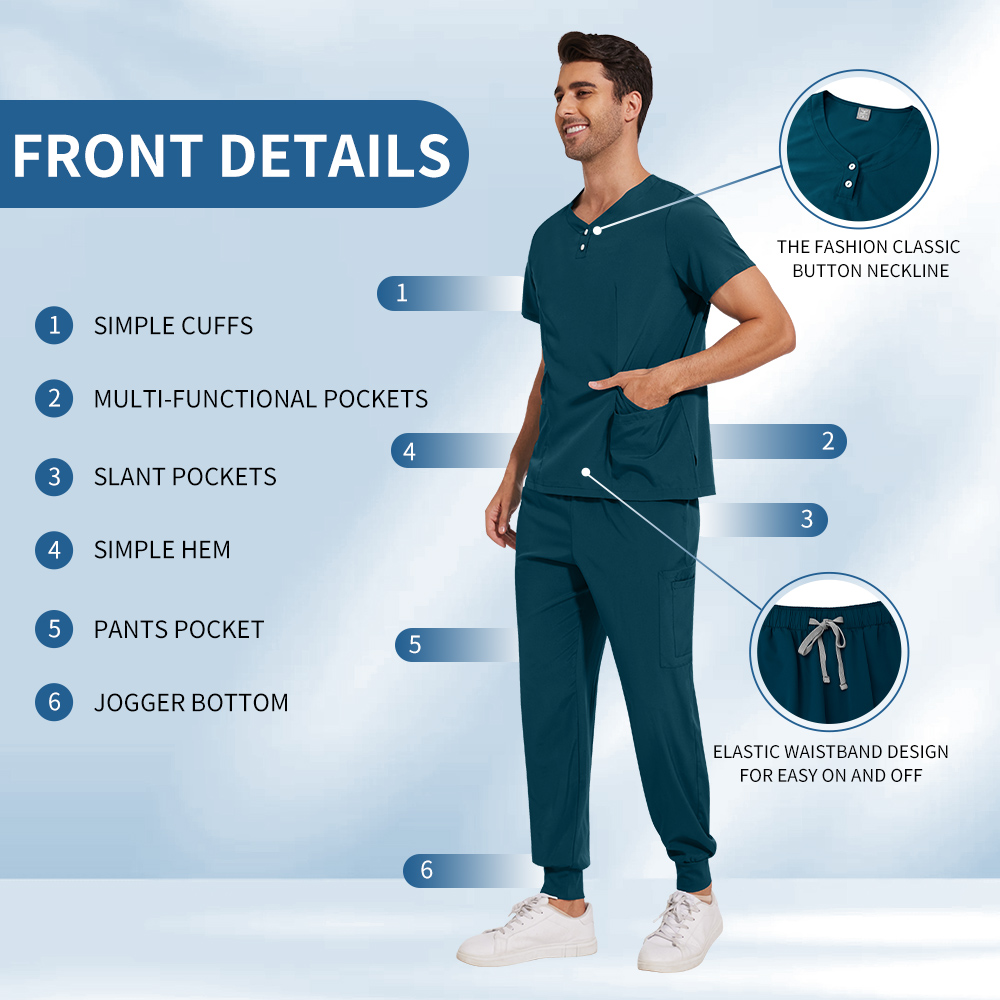ニアヒン病院医師用作業服ペットグルーミング作業服医療用男性ス - Men'S Groom のレビューと価格